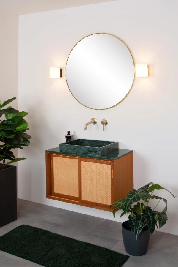 Lucide JELTE - Lámpara de pared Baño - 1xG9 - IP44 - Negro - ambiente 3
